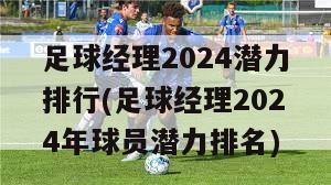 足球经理2024潜力排行(足球经理2024年球员潜力排名)-图1